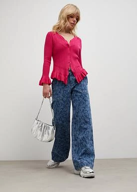 Dżinsy Wide Leg bonprix