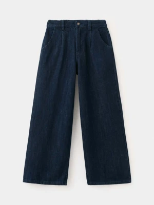 Dżinsy wide leg ciemnoniebieski - Dzieci - - MANGO KIDS