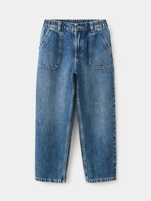 Dżinsy wide leg ciemnoniebieski - Dzieci - MANGO KIDS