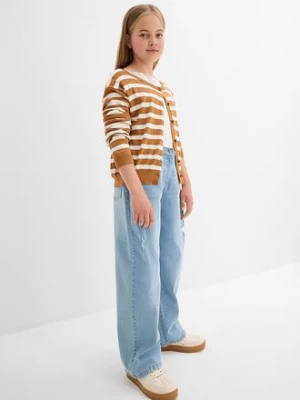 Dżinsy wide leg, mid waist bonprix