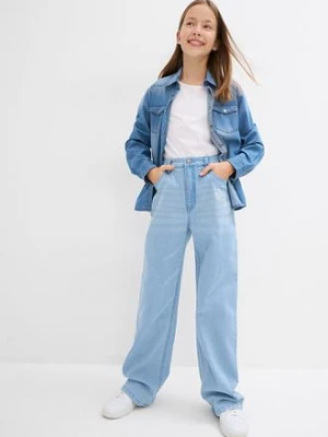 Dżinsy Wide Leg, mid waist bonprix