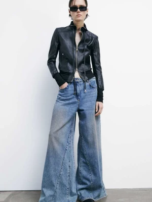 Dżinsy wide leg z niskim stanem PATRIZIA PEPE