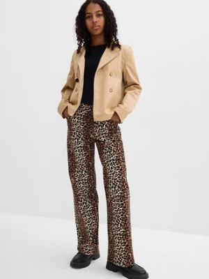 Dżinsy wide leg z wysokim stanem bonprix