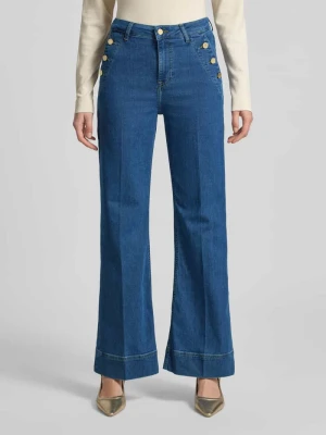 Dżinsy z bocznymi guzikami i kieszeniami z tyłu Gant