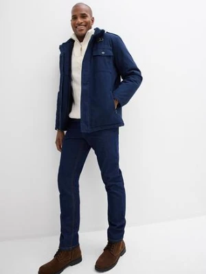 Jeansy z elastycznymi wstawkami w talii, classic fit, prosta nogawka bonprix