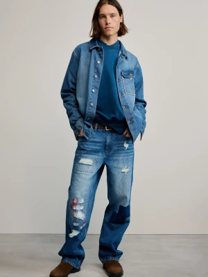 dżinsy z naszywkami Desigual