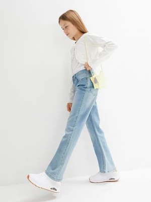 Dżinsy z poszerzanymi nogawkami, mid waist bonprix
