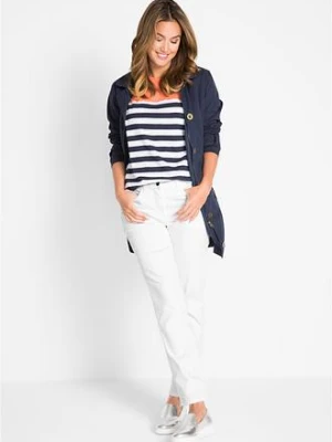 Dżinsy z prostą nogawką, mid waist, ze stretchem bonprix