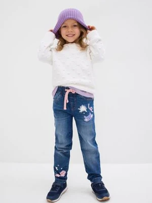 Dżinsy z prostymi nogawkami mid waist bonprix