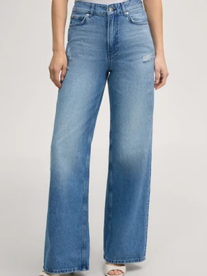 Dżinsy z szerokimi nogawkami Maila w kolorze niebieskiego denimu Joop