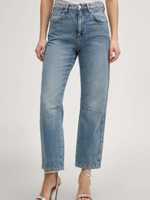 Dżinsy z szerokimi nogawkami Manoa z jasnoniebieskiego denimu Joop