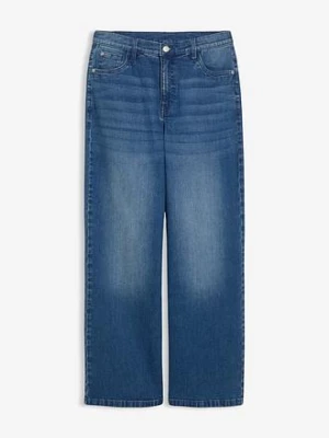 Dżinsy ze stretchem extra loose fit, straight bonprix