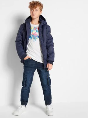 Dżinsy ze stretchem i gumką w talii, slim fit bonprix