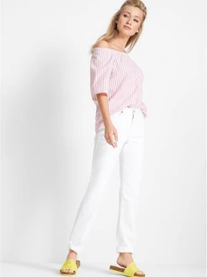 Dżinsy ze stretchem Mom, mid waist, long bonprix