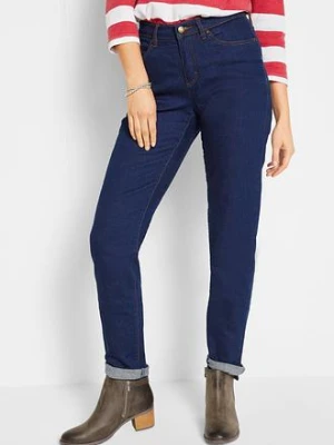 Dżinsy ze stretchem Mom, mid waist, long bonprix
