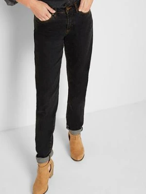 Dżinsy ze stretchem Mom, mid waist, long bonprix