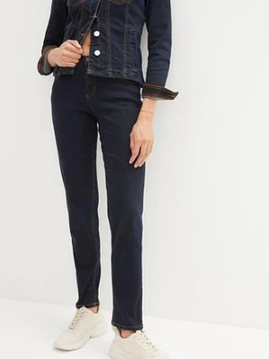 Dżinsy ze stretchem Mom, mid waist, long bonprix