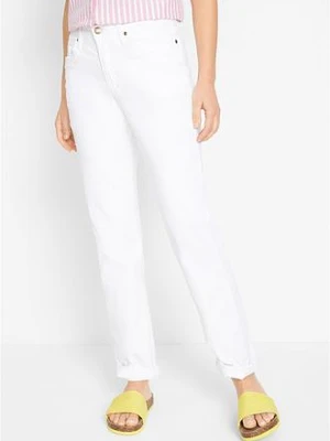 Dżinsy ze stretchem Mom, mid waist, long bonprix