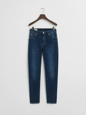 Dżinsy ze stretchem o dopasowanym kroju GANT