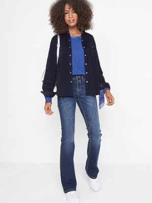 Dżinsy ze stretchem o kroju bootcut, mid waist bonprix