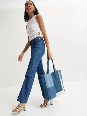 Dżinsy ze stretchem o kroju bootcut, mid waist bonprix