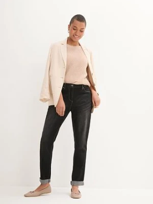 Dżinsy ze stretchem o kroju  boyfriend, mid waist bonprix