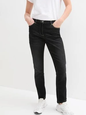 Dżinsy ze stretchem o kroju boyfriend, mid waist bonprix