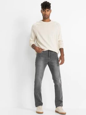 Dżinsy ze stretchem regular fit w wygodnym fasonie, straight bonprix