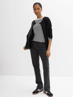 Dżinsy ze stretchem straight, mid waist bonprix