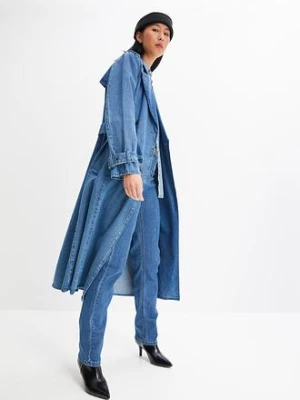 Jeansy ze stretchem, straight, mid waist bonprix