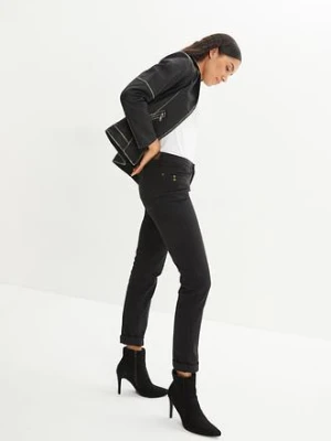 Dżinsy ze stretchem straight, mid waist bonprix