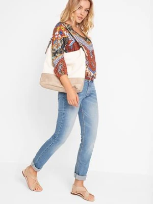 Dżinsy ze stretchem straight, średni stan bonprix