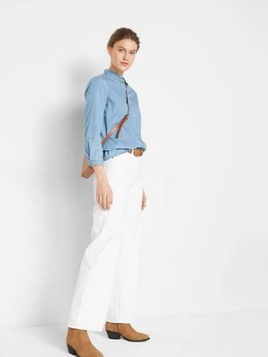 Dżinsy ze stretchem wide fit, mid waist bonprix