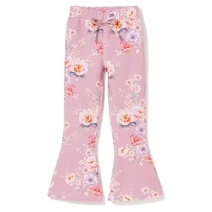 Dzwony, legginsy rozszerzane Pink roses TuSzyte