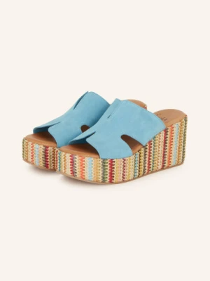 È Mia Klapki Na Platformie blau