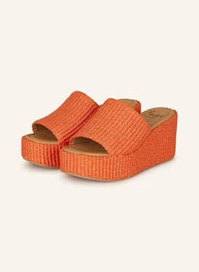 È Mia Sandały Na Platformie orange