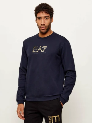 EA7 Bluza | Regular Fit granatowy