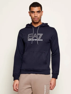 EA7 Bluza | Regular Fit granatowy