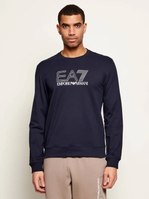 EA7 Bluza | Regular Fit granatowy