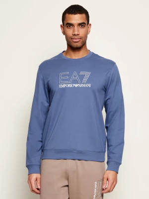 EA7 Bluza | Regular Fit niebieski