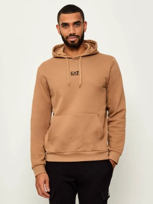 EA7 Bluza | Regular Fit beżowy