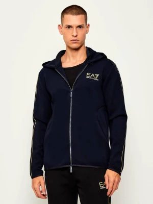 EA7 Bluza | Regular Fit granatowy