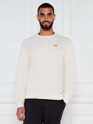 EA7 Bluza | Regular Fit ecru