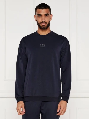 EA7 Bluza | Regular Fit granatowy