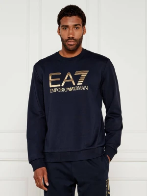EA7 Bluza | Regular Fit granatowy