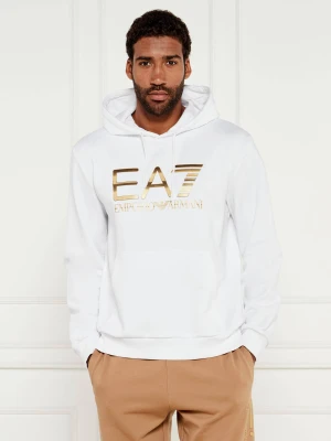 EA7 Bluza | Regular Fit biały