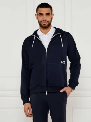 EA7 Bluza | Regular Fit granatowy