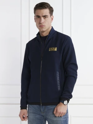 EA7 Bluza | Regular Fit granatowy