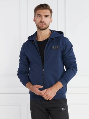 EA7 Bluza | Regular Fit granatowy