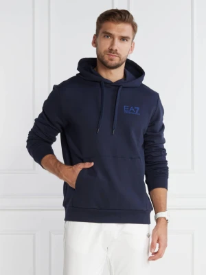 EA7 Bluza | Regular Fit granatowy